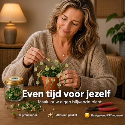 Maak thuis je eigen kralenplant - Gouden Bloei